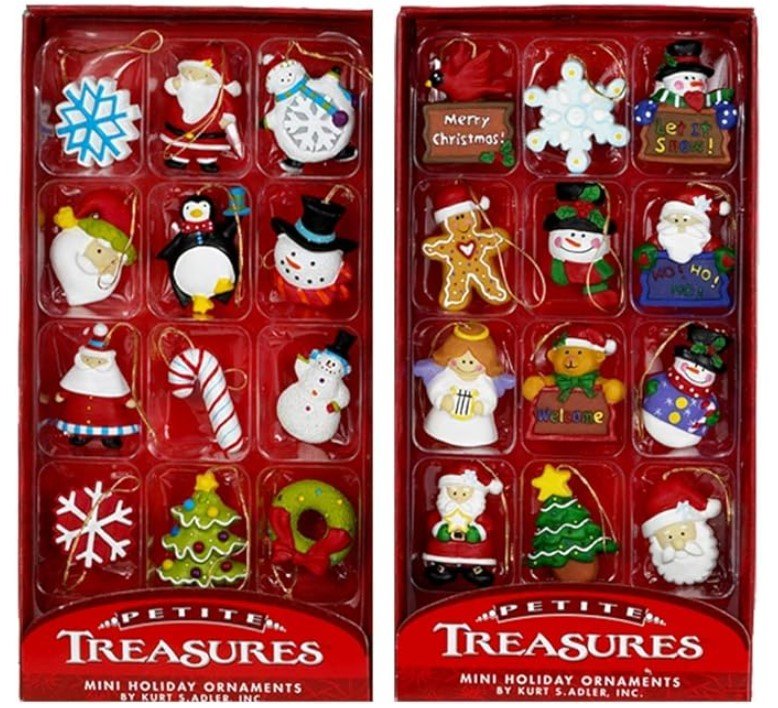 mini christmas tree ornaments treasure